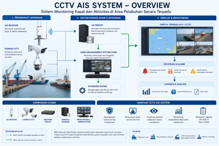 CCTV AIS (Automatic Identification System) Solusi Meningkatkan Keamanan dan Pengawasan di Bandara, Terminal, dan Pelabuhan
